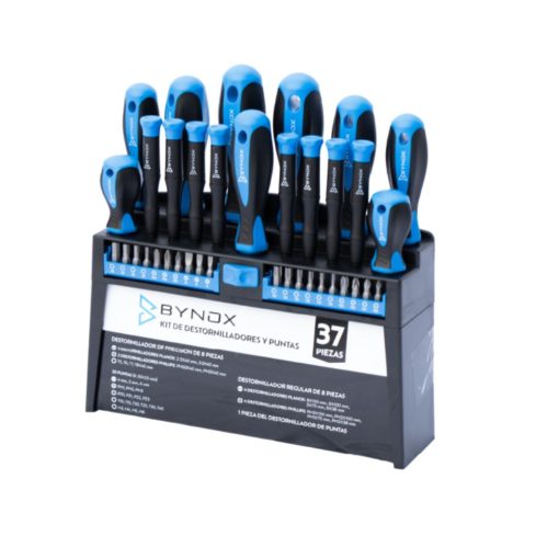 Kit De Destornilladores Y Puntas 37Pzas Bynox