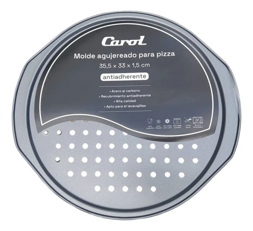 Molde Carol Agujereado Para Pizza 32.5 Cm