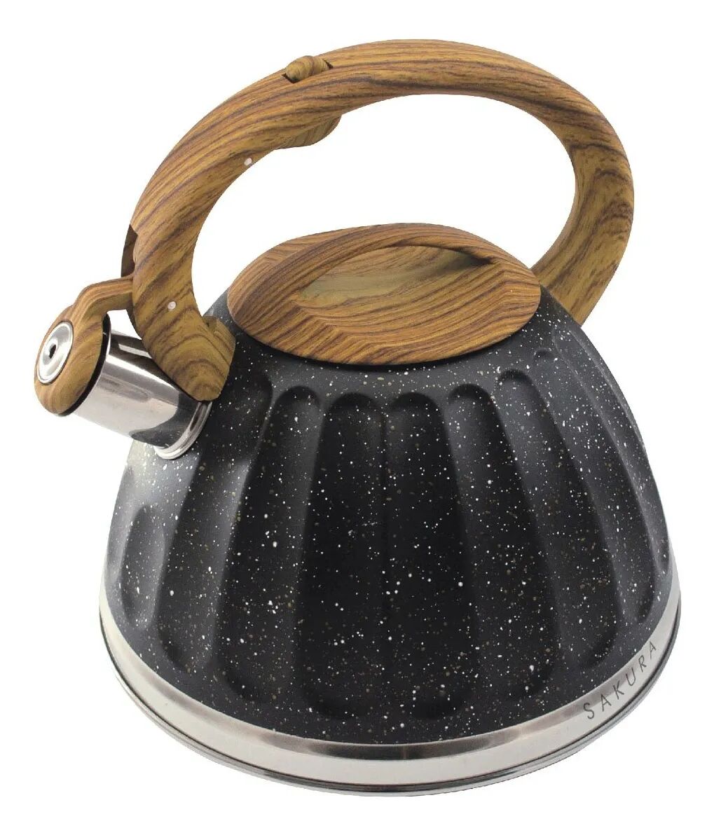 Pava Silbadora Sakura Vicalina Acero 3.2 L Negra